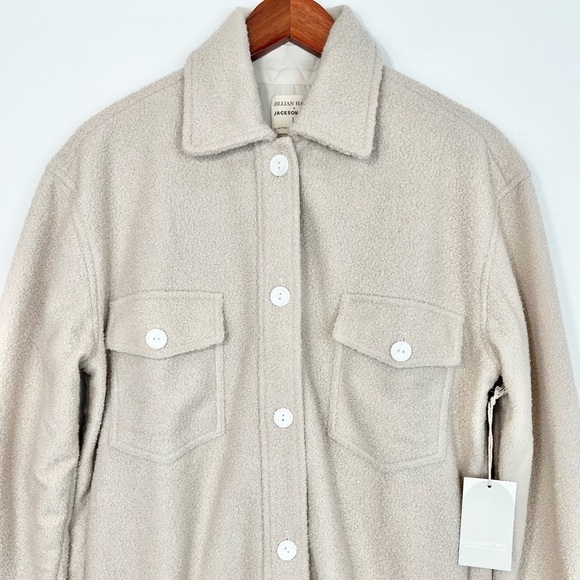 Jillian Harris × Jackson Rowe The Scholar Teddy Shacket Size Large - Picture 4 of 15